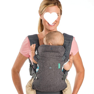Cross-Border Baby Travel Carrier with Cushion Convertible Direction Back Seat