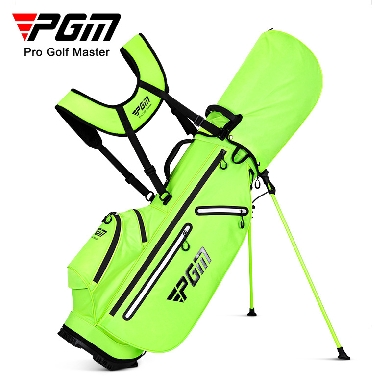 Túi đựng gậy golf PGM kiểu Hàn Quốc có chân đế, nhẹ, chống nước — QB116-Xanh huỳnh quang