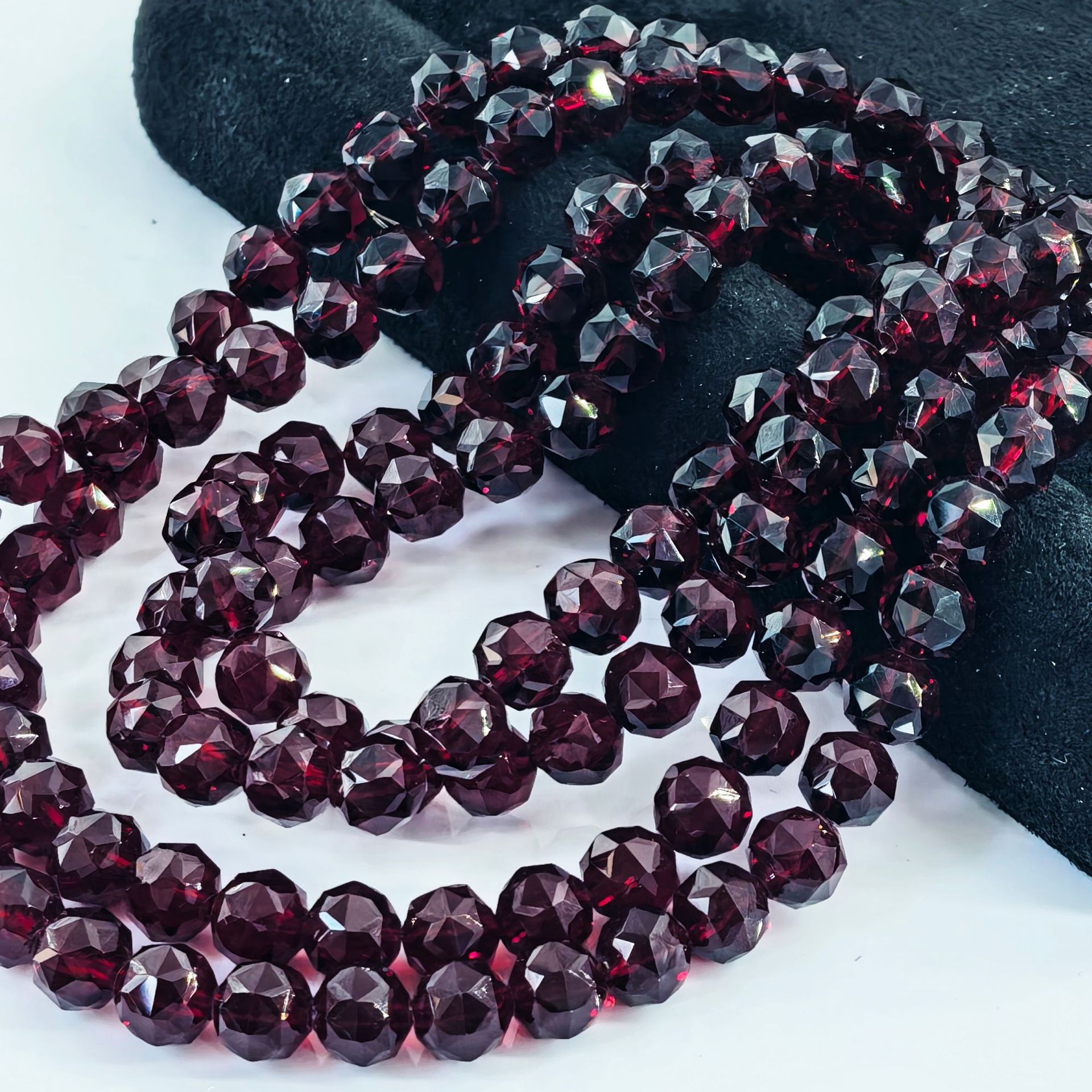 Bola de flores de 8mm Jingjing K9 cuentas sueltas de cristal 64 superficies cortadas con cuentas Accesorios de joyería hechos a mano de bricolaje Pulsera Collar lote suelto image 107