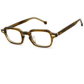 新款素颜板材经典小方框眼镜架女近视眼镜架男可配度数