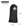 Wedding dress cover all black with window [60 styles]