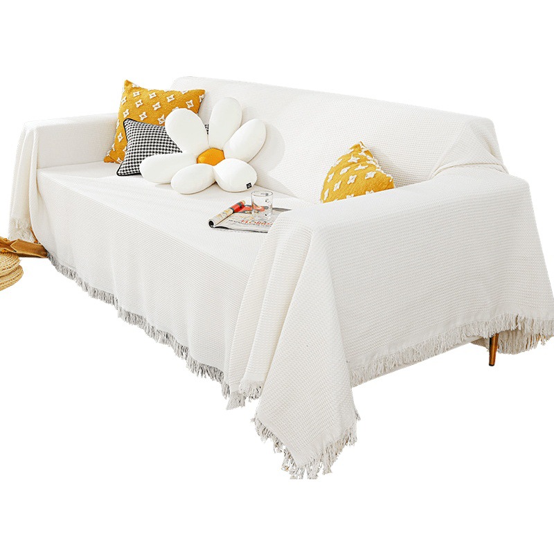 Simple moderna cubierta del sofá cubierta de tela cubierta completa universal sofá toalla cojín ins solo internet celebridad cubierta de polvo