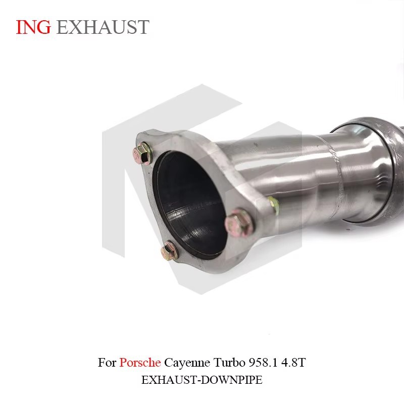 Suitable for Porsche Cayenne Turbo 958.1 4.8T front exhaust pipe stainless steel