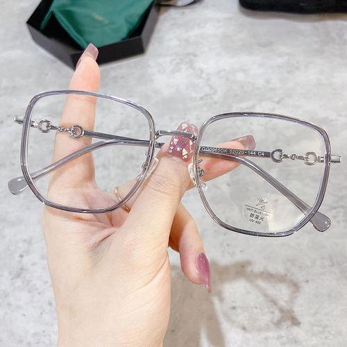 0965OK Spring New Arrival Hot Selling Korean Style Trendy Large Frame Anti-Blue Light Phone Glasses for Men and Women Personality Style