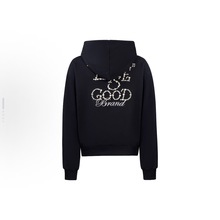 苏新皓同款GOODBRAND 时尚百搭立体珍珠开衫宽松男女同款连帽卫衣