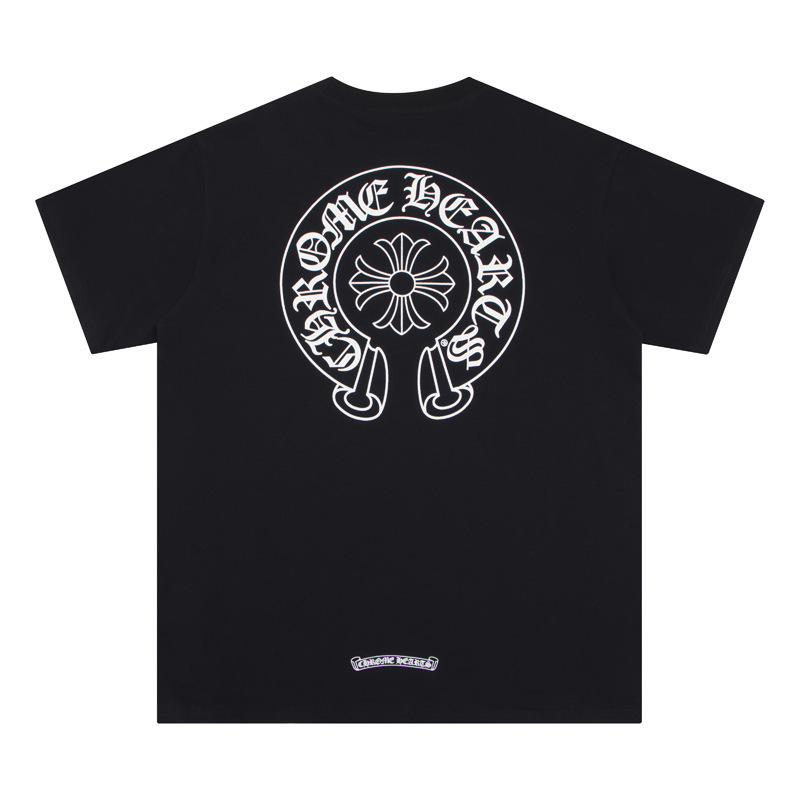 クロムハーツ カラークロスプリント半袖Tシャツ 男女兼用 25クロスボーダー 正規版|undefined