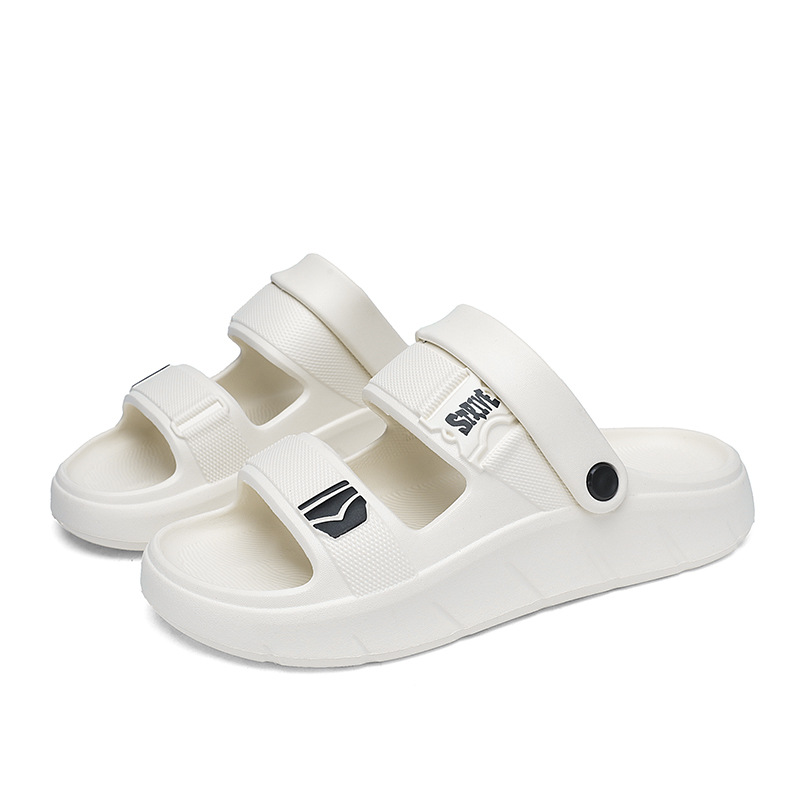 Zapatillas para hombres de verano tendencia exterior pedalear sensación de mierda suela gruesa antideslizante desgaste al aire libre conducir deporte sandálias de playa de tamaño grande