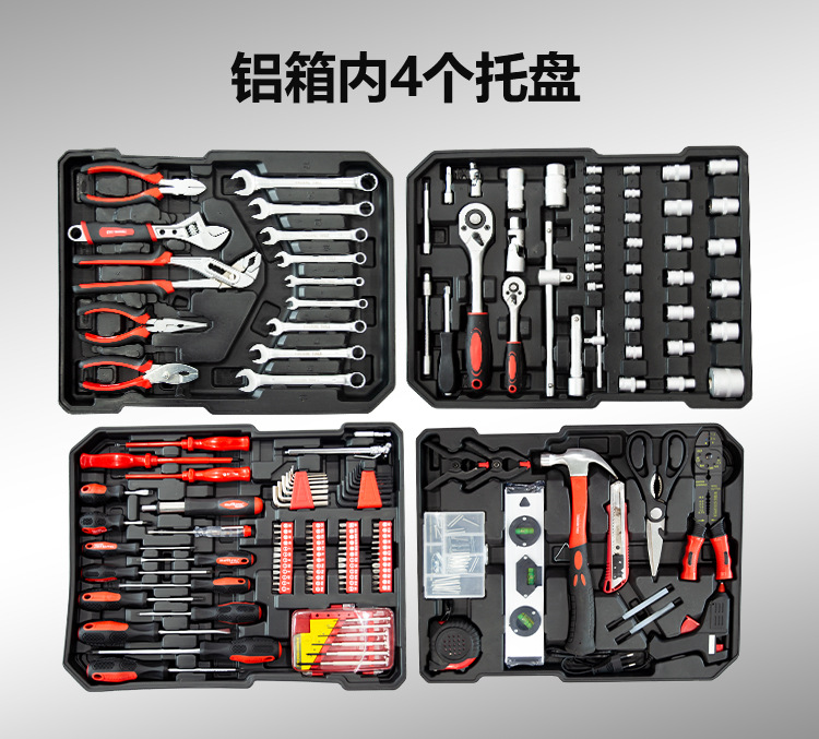 [Special Offer] 599 Comprehensive Tool Set for Auto Repair, Home Use, Mechanical Repair, Trolley Case, Full Set of Mobile Tool Cabinet Specialized Tools