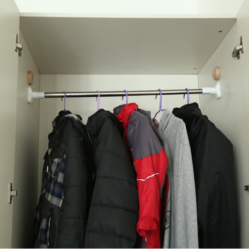 1 piece minimum order stainless steel curtain rod extendable rod clothes drying rod bathroom shower curtain rod door curtain rod support rod