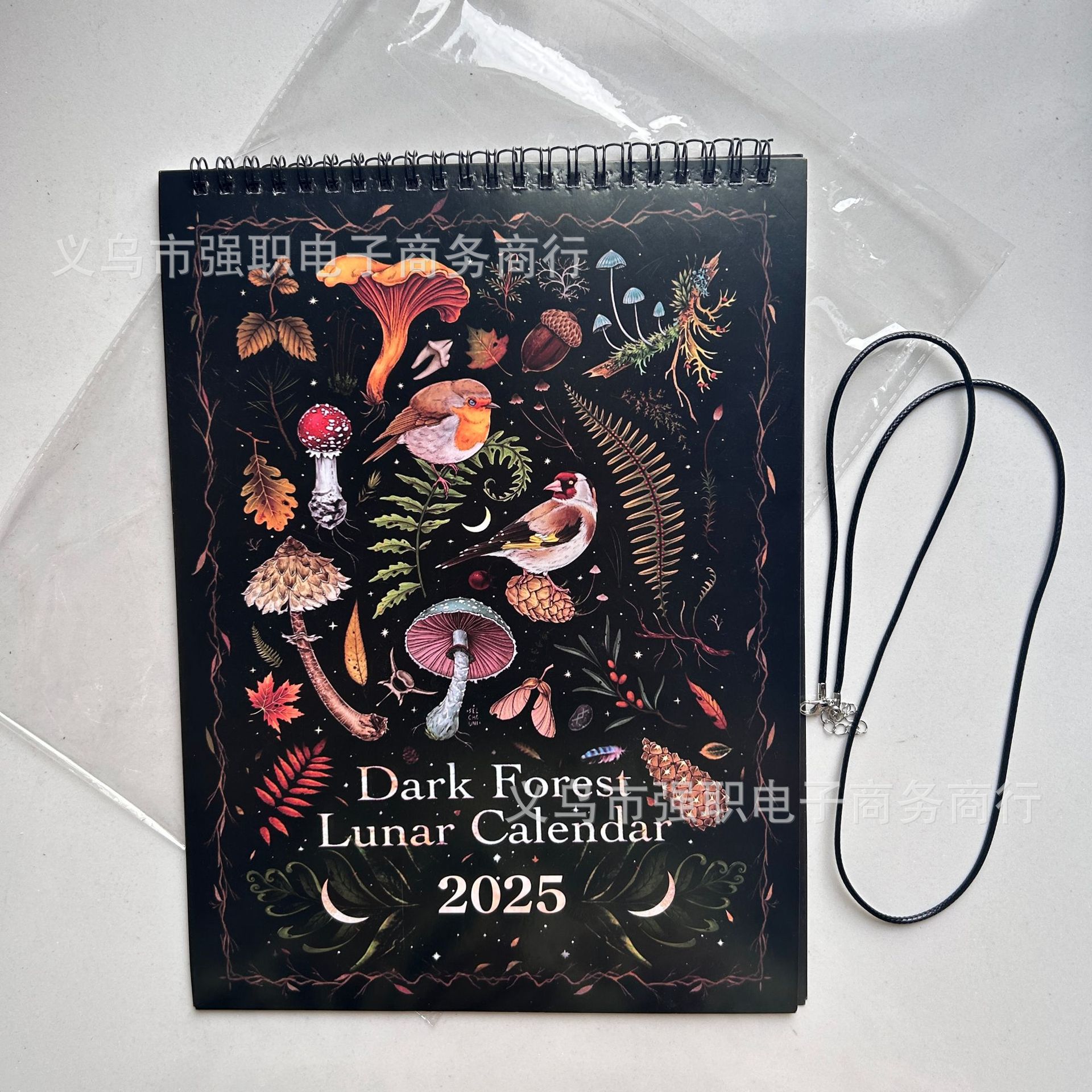 로프가있는 후크가없는 2025 숲 달력