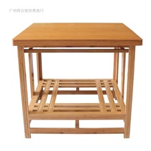 正方形烤火桌子家用烤火架折叠实木炕桌 多功能取暖桌方桌