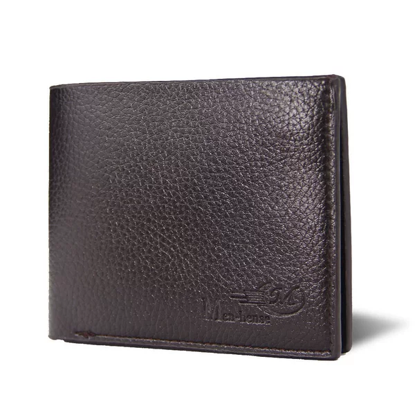Men's wallet litchi pattern solid color PU wallet five yuan shop new casual change clip