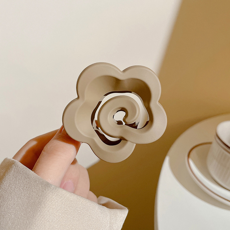 Clip de garra grande Placa de horquilla de acrílico horquilla hembra elegante temperamento tiburón clip tocado clip de Cabeza trasera horquilla