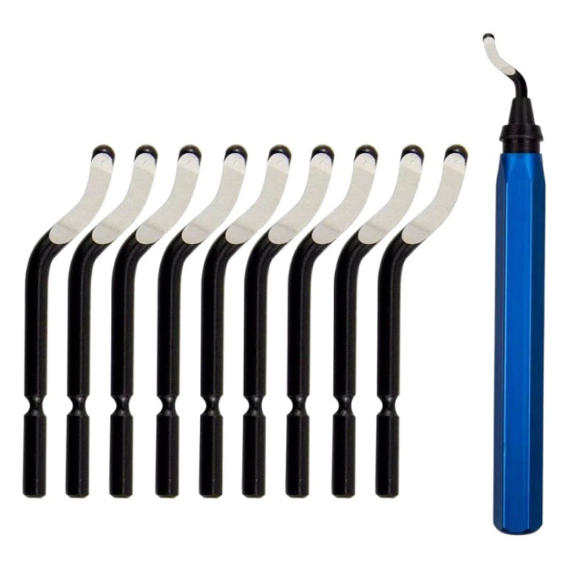 Фабрика прямых продаж RB1000 10 лезвия с ценной металлической ручкой для удаления заусенцев