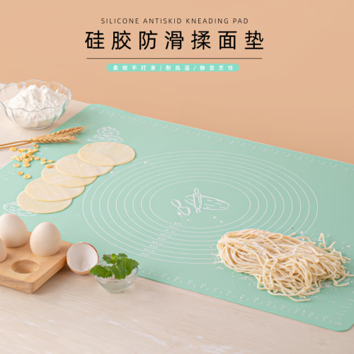 1.0/1.5/5mm silicone kneading mat non-stick silicone baking mat with scale non-slip rolling mat kneading mat