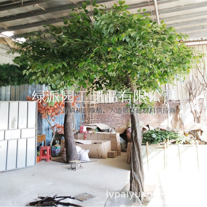 专业广场商业街人工景观大型人造榕树假榕树仿真榕树幸福树