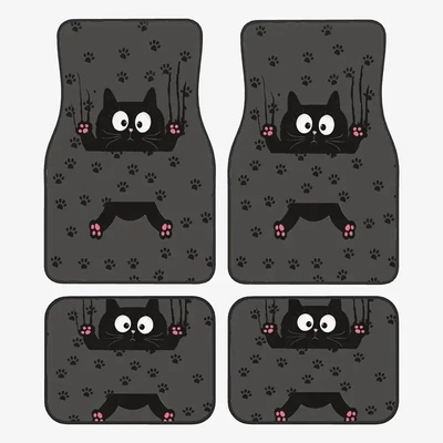 Floor Mat for Hair, Avtomobil döşəmə paspasları - car-floor-mat-56-35454568cm-skin-friendly-suede-two-pairs-four-pieces-in-total