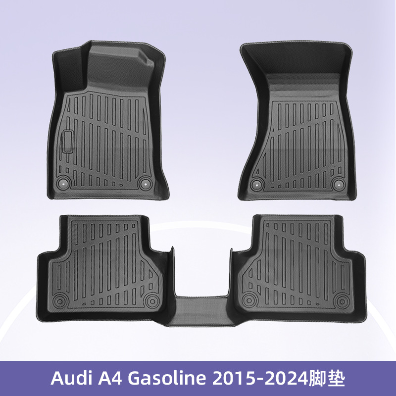 Europa para Audi A4 2015 - 2024 combustible 3D todo el tiempo material TPE cojín de piso para automóviles