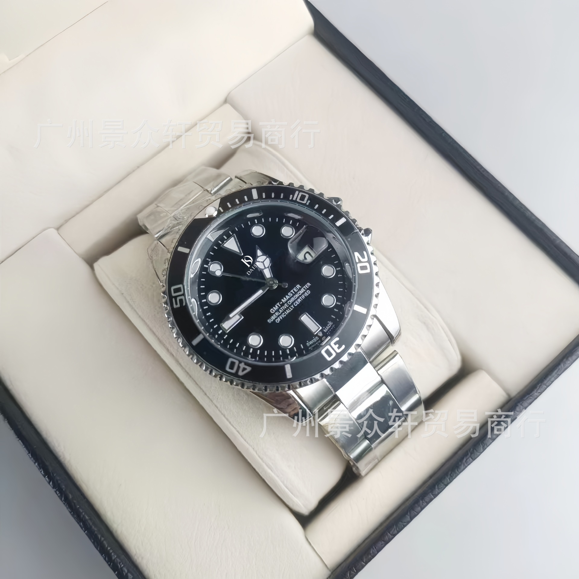 Laojia Water Ghost Men's Watch Black Water Ghost New Calendar Watch Men's Business Quartz Watch Cross-Border Hot Sale Foreign Trade