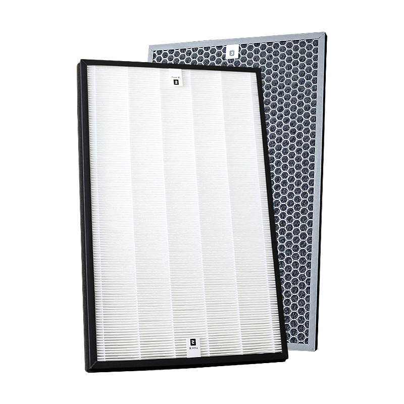 适配海尔空气净化器HY-KJ30A KJ300F-HY02过滤网HEPA活性炭套装