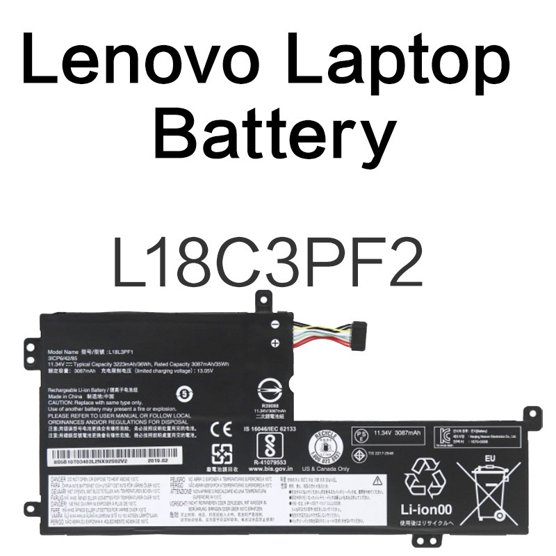 L18C3Pf2 Is Suitable for Lenovo Notebook Ideapad L340-15Iwl L18M3Pf2 Notebook Battery L18C3Pf2 Is Suitable for Lenovo Notebook Ideapad L340-15Iwl L18M3Pf2 Notebook Battery