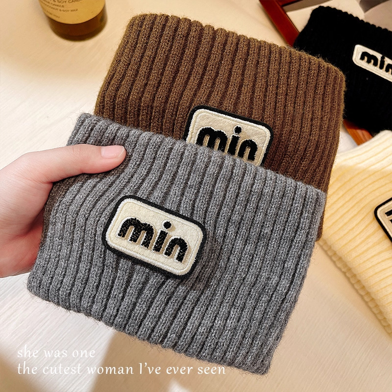 Octubre calentamiento de punto de mes correa de cabello de protección de la frente de mujer toallitas a prueba de viento de moda mes sombrero postparto sombrero de maternidad