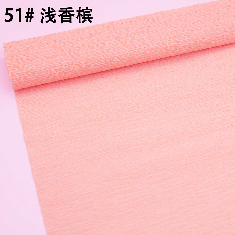 工厂直销跨境彩色皱纹纸褶皱卷边纸25cm*2.5m手工diy花艺制作材料|undefined