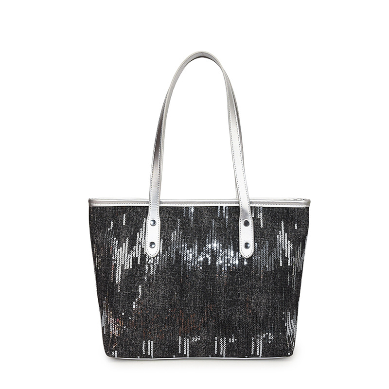 Nueva bolsa de mano, bolsa de mujer, bolsa de trabajo de gran capacidad, bolsa de viaje, bolsa de lona de mujer, bolsa de hombro de alta calidad, sequinilla