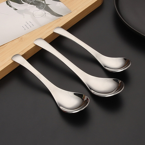 304 stainless steel spoon Internet celebrity Earl's spoon household rice spoon children's dessert spoon hotel spoon palace spoon