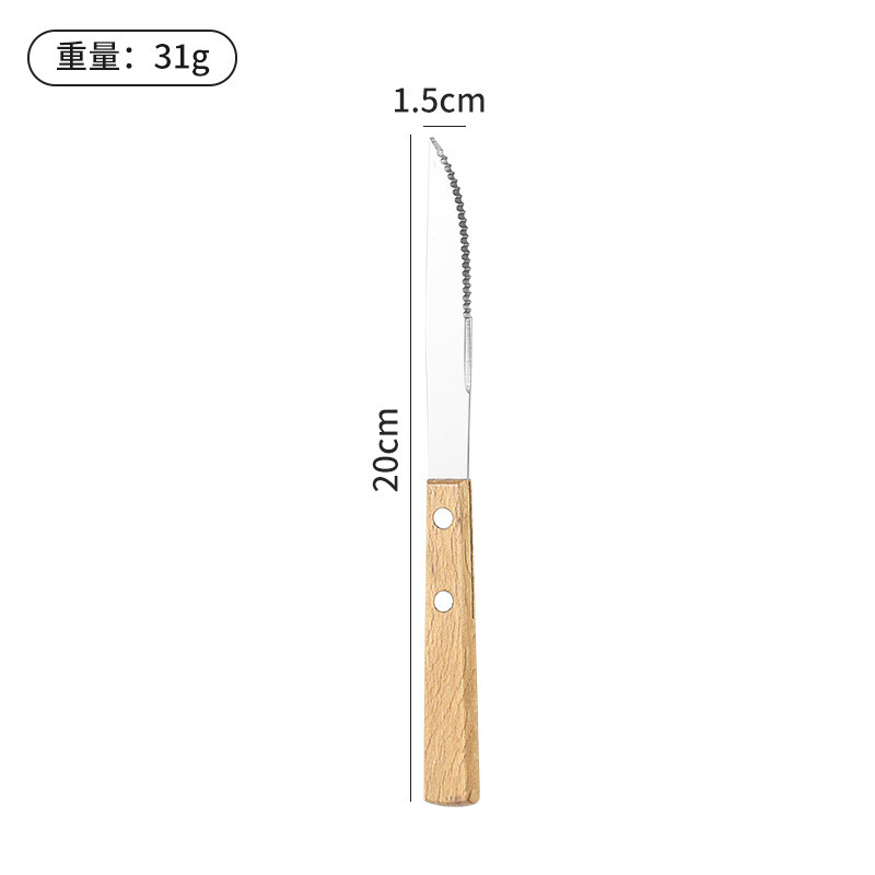420 acero - color de registro - cuchillo de carne