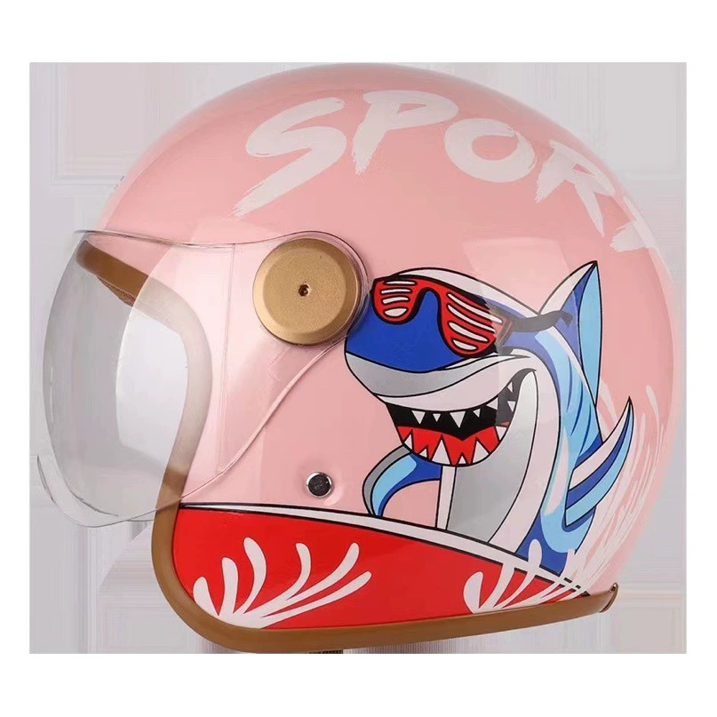 Детский шлем Jiarui для девочек, сертифицированный 3C шлем для электромобилей для мальчиков 6-12 лет, летний защитный шлем для мотоцикла для малышей