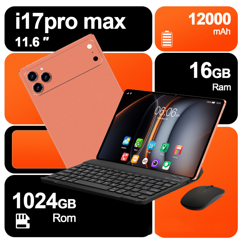 10.1inch New Cross-Border Tablet Computer I17Pm Dual Sim Dual Standby 4g Wifi Source Factory Cross-Border Ready Stock