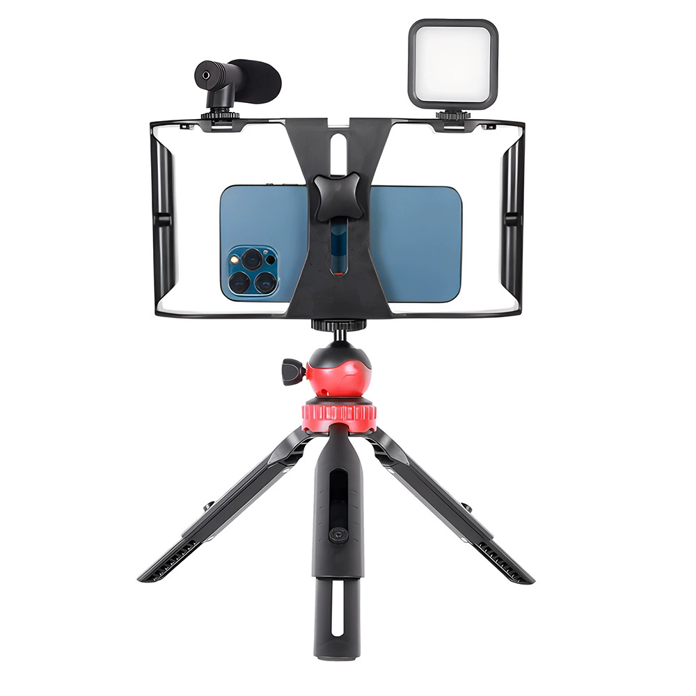 Mobile phone, table set, tripod, tubing