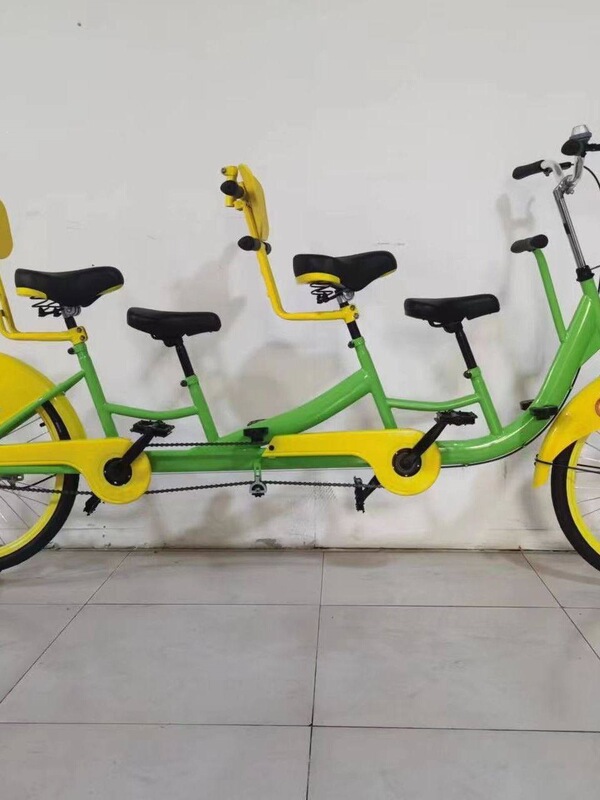 Two-Person Vehicle, Two-Person Sightseeing Bike, Adult Parent-Child Three-Person Bike, Adult Single-Person Bicycle, Family of Three