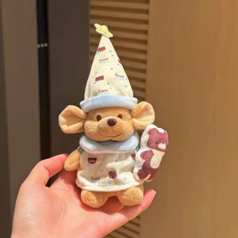 Mcdonald's Kangaroo Little Bean Cute Stuffed Doll Doll School Bag Keychain Pendant Doll Birthday Best Friend Gift