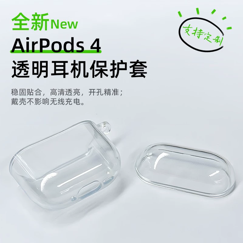 Apple, compatible headphones, transparent protective case, pro2