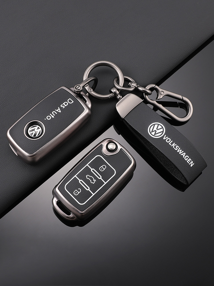 Adecuado para la funda de la llave Volkswagen Sagitar todo incluido TPU patrón de piel exploración Yue Passat Bora LaVida Yue hebilla de la caja protectora