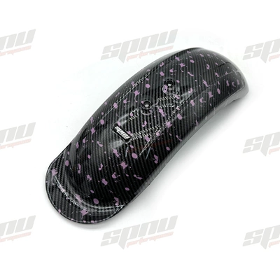 modification accessory of the Niu Nine: Electric vehicle fender - sp5-backboard-single-board-water-transfer-purple-flower