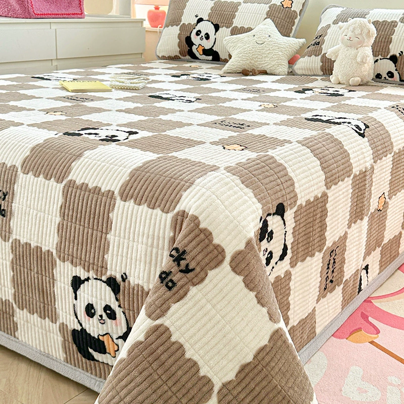 Keep warm set, quilted sheet, winter mattress for bed, increased thickness, 3 piece set