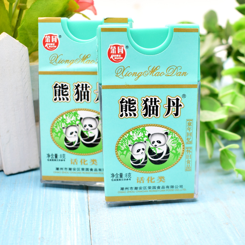 Rongyuan panda Dan Monkey King Dan 8090 s classic nostalgic childhood snacks sweet and sour Chen Pi Dan wholesale free shipping
