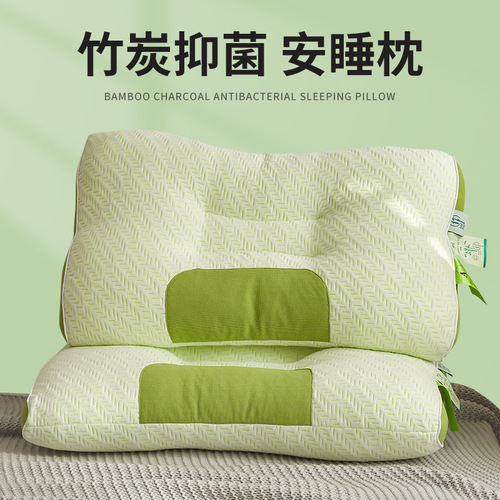 SPA Cervical Pillow Knitted Cotton A-Grade Pillow Core Breathable Adult Single Household College Student Pillow Core