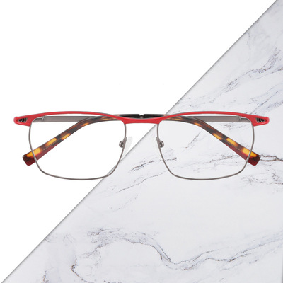 new pattern glasses fashion business affairs Plain glasses Metal frame glasses myopia Presbyopia optics Spectacle frame
