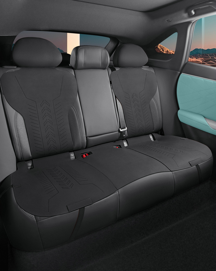 Changan Dark Blue L07 Special Saddle Pad Car Seat Cushion Four-Season Universal Seat Cover Breathable Suede Leather Cushion