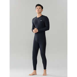 男士游泳衣套装新水母服男款长袖长裤浮潜水服大码速干防晒冲浪服