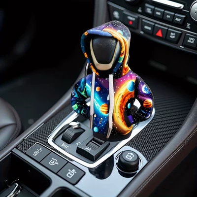 Sürətlər qutusu və əl tormozu başlıqları — gear shift cover decoration, mini - single-pack-fd013