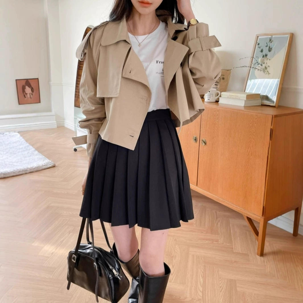 Brand autumn retro classic jacket, British style