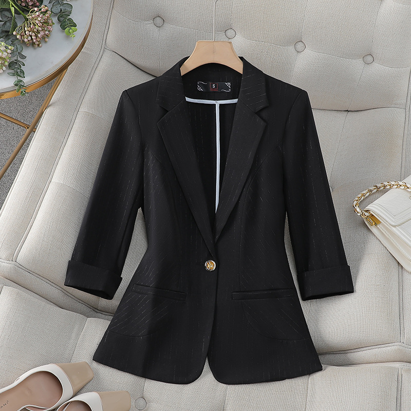 AYM9126 one-piece black suit