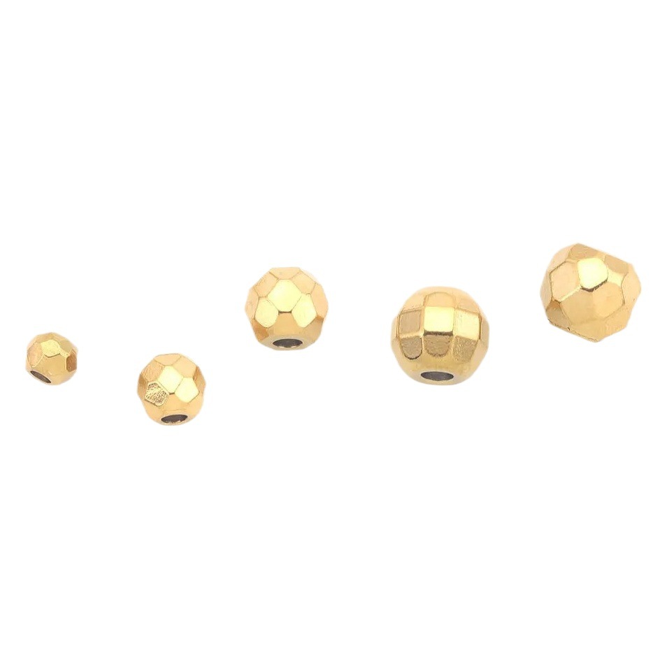 Cuentas de acero inoxidable cuentas de arco de acero de titanio vacío chapado en oro cuentas de espaciador cuentas de posicionamiento cuentas de accesorios de joyería de bricolaje