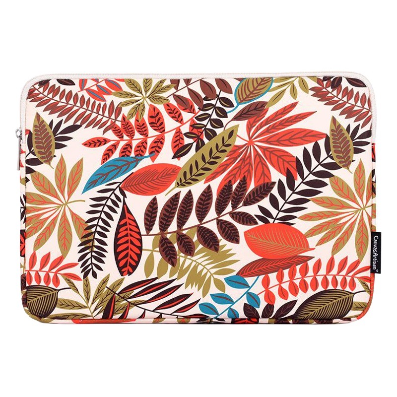Canvasartisan Laptop Protective Case Colorful Leaves Digital Printing Apple Waterproof Computer Sleeve Bag