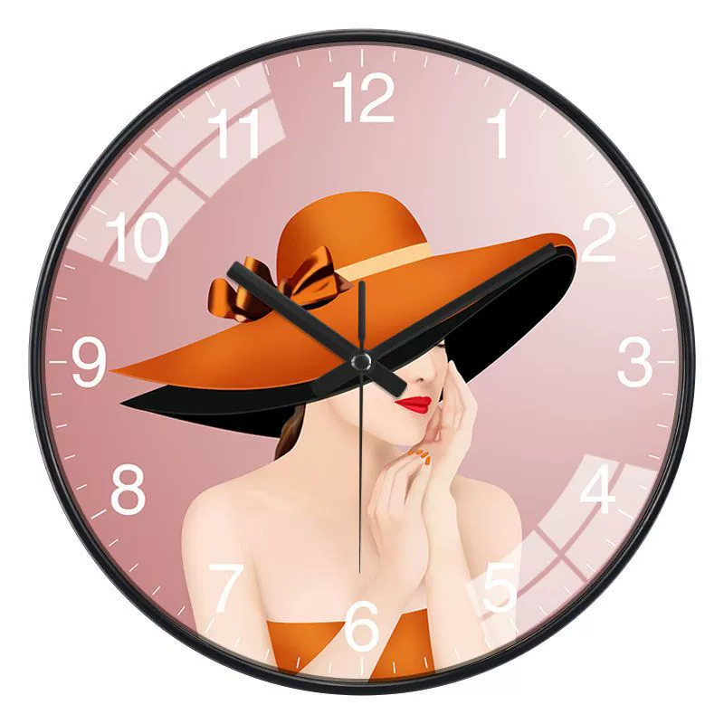 Часы Ziwuwan Injecting Beauty Salon Clock Clock Clocks 24 Hours of Health History Clock Chinese Medicine Twelve Camera Meridian Gossip S тихие часы